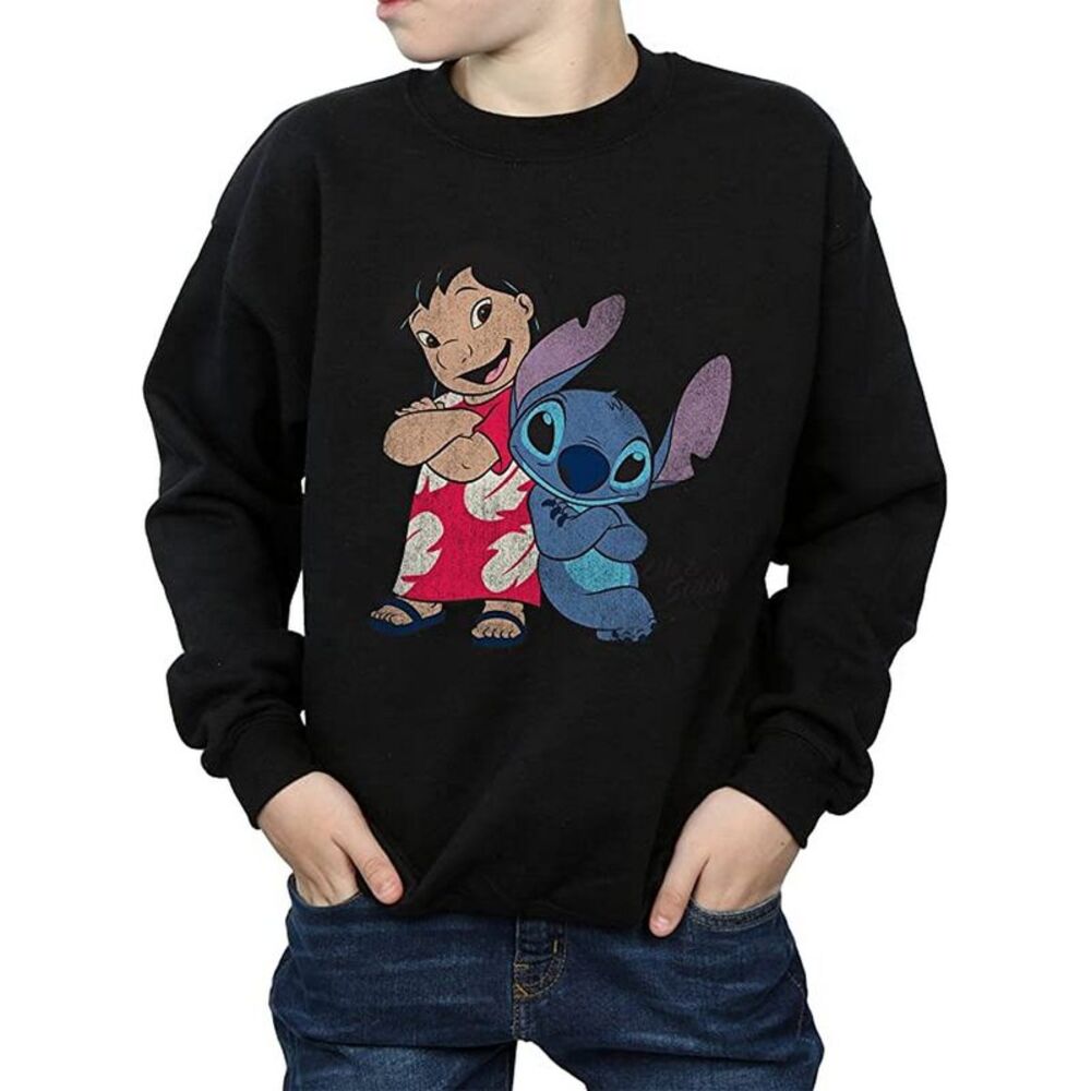 Lilo & Stitch Boys Classic Sweatshirt / Black